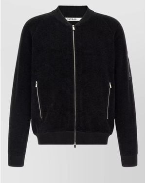 Tatras Cotton Bomber Jacket - Black
