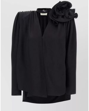 Magda Butrym Silk Blouse - Black
