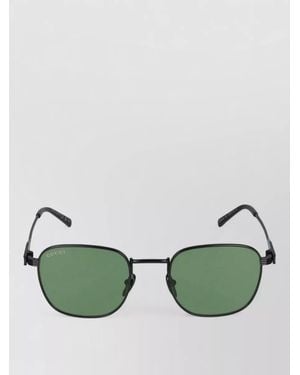 Gucci Sunglasses Gg1876S 004 Metal Rectangular Frame - Green