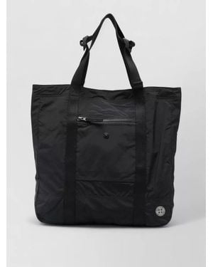 Stone Island Nylon Tote Bag - Black