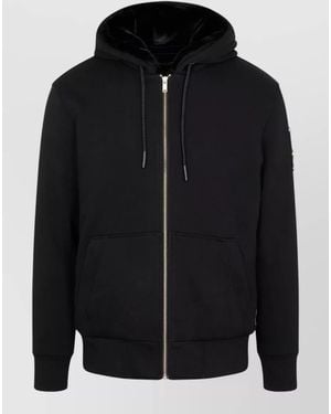 Moose Knuckles Cotton Hooded Jacket - Black