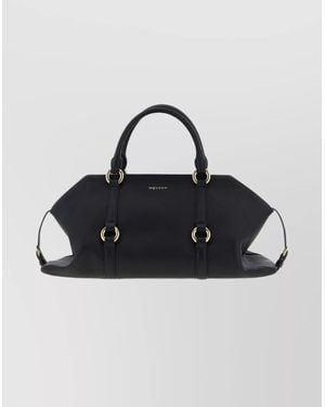 McQueen Farrington Shoulder Bag Top Handles - Black