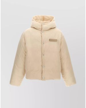 Jacquemus Down Puffer Jacket - Natural
