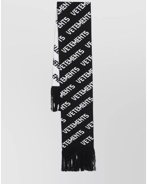 Vetements Scarf - White