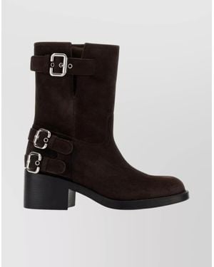 Chloé Dakota Ankle Boots Block Heel - Black