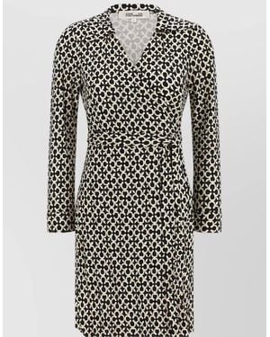 Diane von Furstenberg Silk Midi Dress - Multicolour