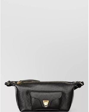 Coccinelle Leather Belt Bag - Grey