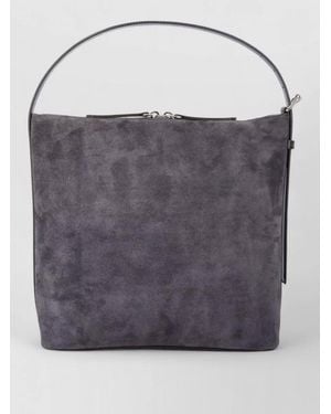 A.P.C. Vera Leather Shoulder Bag - Gray