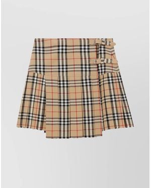 ミニスカート Burberry Mini skirts Burberry - モノグラム ウールシルクブレンド ジャカード ミニ