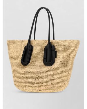 Marc Jacobs Large Straw Tote Bag - Natural