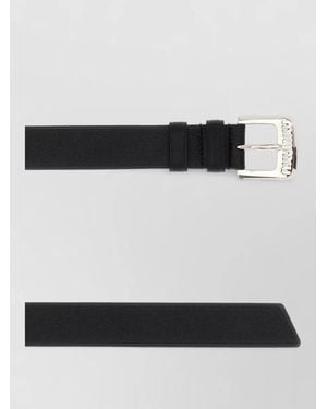 Miu Miu Leather Belt Adjustable Length Slim Shape - Black