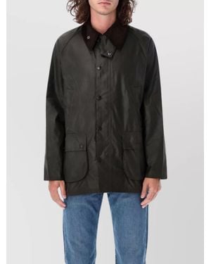 Barbour Bedale Waxed Cotton Jacket - Black