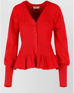 Blumarine Knit Cardigan - Red