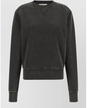 Entire studios Ribbed Boxy-Fit Crewneck Sweatshirt - Grey