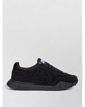 Dolce & Gabbana Leather Low-Top Trainers - Black