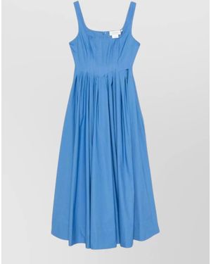 Sportmax Cotton Maxi Dress - Blue