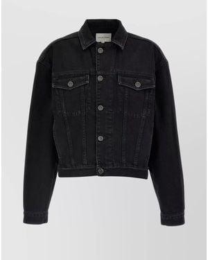 Loulou de Saison Denim Cropped Jacket - Black