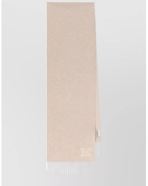 Max Mara Cashmere Scarf - White