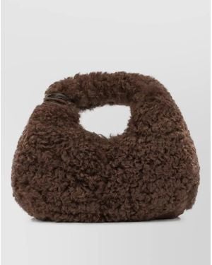 Ganni Mini Hobo Small Shoulder Bag - Brown