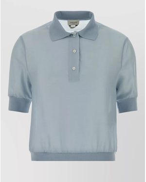 Jacob Cohen Knitted Polo Shirt Short Sleeves Collar - Blue