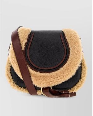 Chloé Marcie Leather Shoulder Bag - Multicolor
