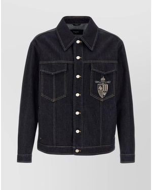 Fendi Cotton Lightweight Jacket - Blue