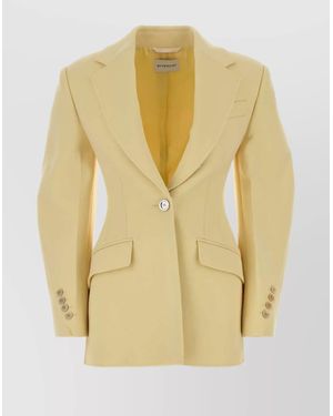 Givenchy Crepe Blazer - Yellow