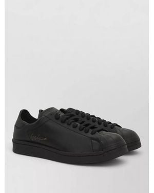 Y-3 Superstar Low Top Trainers Rubber Sole - Black