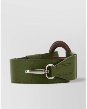 Prada Adjustable Length Leather Shoulder Strap - Green