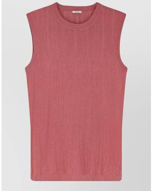 JOSEPH Calife Silk Cotton Sleeveless Tank Top - Pink