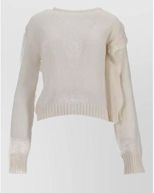 Niccolò Pasqualetti Nota Knit Jumper Kid Mohair - White