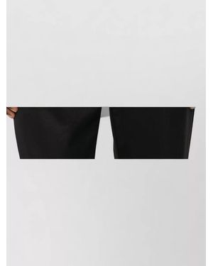 Herno Cotton Tapered-Leg Pants - Black