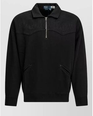 Polo Ralph Lauren Polo-Collar Lightweight Jacket - Black