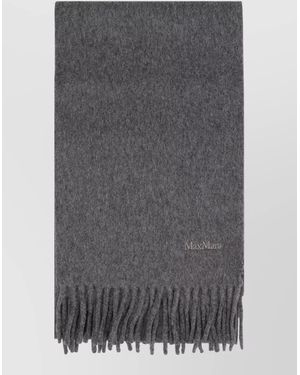Max Mara Wool Scarf - Grey