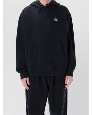 Nike Acg Fleece Hoodie Therma Fit Pullover - Blue