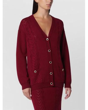 Alessandra Rich Cardigan - Red