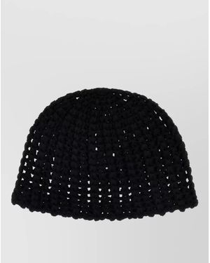 THE GARMENT Crochet Beanie - Black