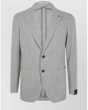 Tagliatore Virgin Wool Jacket - Grey