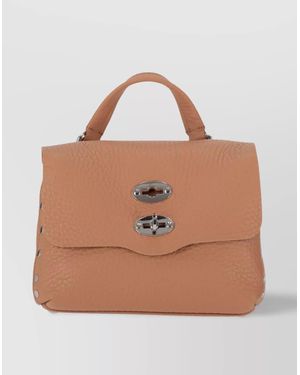 トートバッグ ZANELLATO Handbags (POSTINA CENTAURO S 0680901120000Z0591) Zanellato - Postina S Leather handbag black - The Corner
