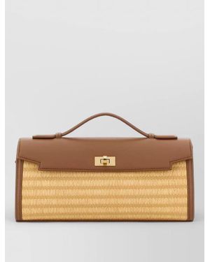 Anya Hindmarch Mortimer Leather Crossbody Bag - Natural