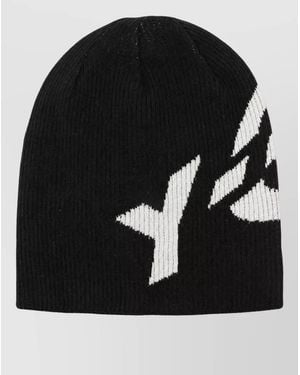 Y-3 Ribbed Beanie - Black