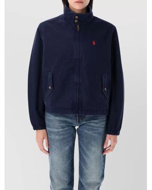 Polo Ralph Lauren Canvas Bomber Jacket - Blue