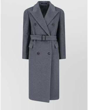 Tagliatore Cashmere Fitted Jacket - Gray
