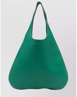 Carven Tommaso Tote Bag And Shoulder Strap - Green