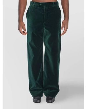 Gucci Velvet Trousers - Green