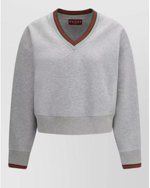 Gucci Cotton Sweatshirt - Gray