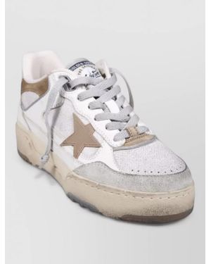 Golden Goose Leather Low-Top Trainers - White