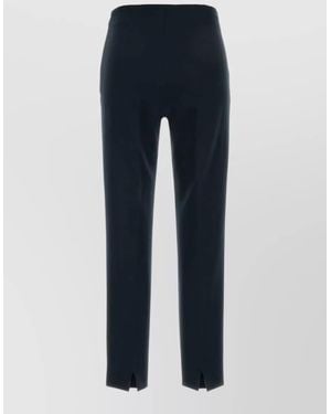 PT Torino Stretch Polyester High Waisted Slim Pant - Blue