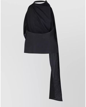 Rohe Draped Blouse - Black