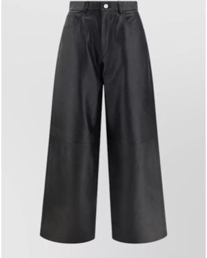 Haikure Wide Leg Trousers Modern Loose Silhouette - Blue